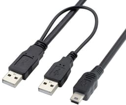 USB 3.0 Y-Kabel met Dubbele A-Stekker voor Externe Harde Schijf — thumbnail 5