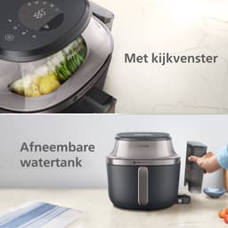 Philips Airfryer Single Basket 5000-serie met Stoomfunctie – NA541/00 – SteamClean - SteamFry – 7,2L – Tot 6 personen — thumbnail 8