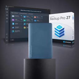 Intenso 2,5 inch Memory Safe 2TB - Portable externe HDD – 2TB – USB 3.2 - inclusief Ashampoo Backup Software - blauw — thumbnail 2