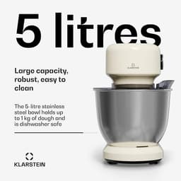 Krachtige Keukenmachine met RVS Kom en 12 Snelheden voor Bakken — thumbnail 3