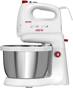 Kneedmachine met Roterende Kom (3.5L) - 400W - 5 Snelheden + Turbo - Inox Accessoires — thumbnail 1