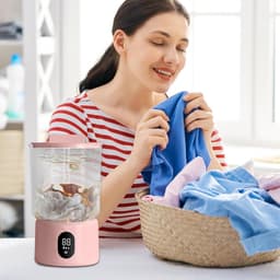 Onderbroek Wasmachine - Mini Wasmachine - Draagbaar Wassen - Draadloos Ontwerp - 14x14x14cm — thumbnail 4