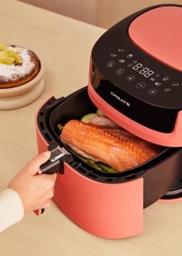 Grote Heteluchtfriteuse 6.2 Liter met Timer en LCD - 1800W - Koken met 360° Luchtcirculatie — thumbnail 7