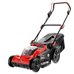 Elektrische Grasmaaier - Accu Grasmaaier Handmaaier - Gazon Onderhoud - 430mm Maaibreedte 42V - 2x 4.0Ah Accu - Rood — thumbnail 3