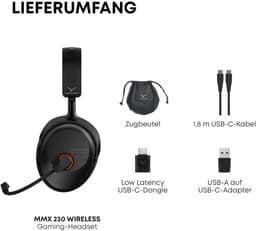 Beyerdynamic MMX 230 - Draadloze Gaming Headset - closed-back - Wit - voor PS5, Xbox, Switch en PC — thumbnail 4