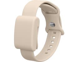 kwmobile 1x horlogebandjes geschikt voor Whoop 5.0 / Whoop 4.0 / 3.0 bandje - Smartwatch bandjes van TPU - Activity tracker horloge band in beige