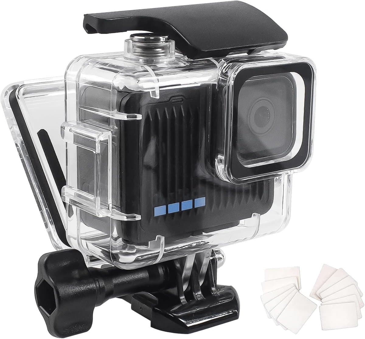 Geschikt voor 148 FT/45M onderwater waterdichte duikbehuizing Gopro Hero, beschermende duikbehuizing met Mount Hero 4K-accessoireset — afbeelding 1
