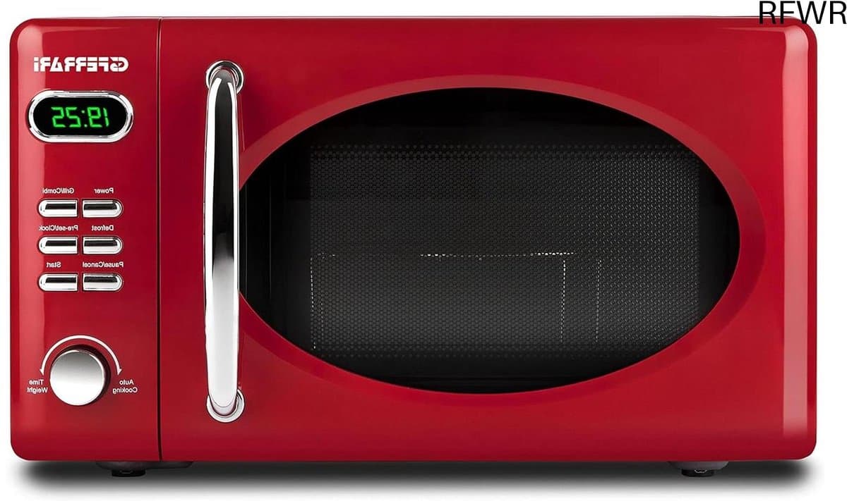 RFWR® Vintage combi magnetron 1150 W met grill en digitale functies — afbeelding 1