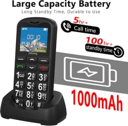 Viatel Nieuw 2025 Rugged Flip Telefoon – Dual SIM, SOS Knop, 3G, 2.4” Scherm, Lange Batterijduur – Senior & Outdoor Mobiele Telefoon — thumbnail 3