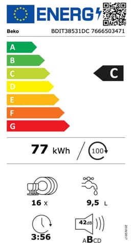 Beko BDIT 38531 DC - Volledig integreerbare vaatwasser - 60cm — thumbnail 3