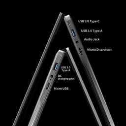 Acmine Laptop - 15.6" FHD IPS - 16 GB RAM - 512GB SSD - Intel Alder Lake i7-6500U - Windows 11 - Vingerafdrukontgrendeling - Met AZERTY-Toetsenbordsticker - Grijs — thumbnail 3