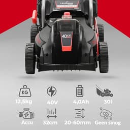 RFWR® Accu Grasmaaier 40V - Ideaal voor Kleine en Middelgrote Gazons tot 250 m² met Instelbare Snijhoogte — thumbnail 3