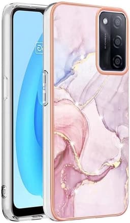 Allecto Plus - Ultradun Elegant Patroon Zachte Siliconen Telefoonhoes voor Xiaomi 11 Lite 5G NE/Mi 11 Lite - Roségoud, Slanke TPU Bumper - Beschermhoes Soft Cover — thumbnail 1