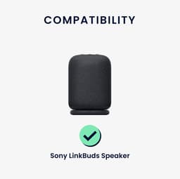 kwmobile oplaadstation geschikt voor Sony LinkBuds Speaker - Docking station met kabel voor mini speaker - In zwart — thumbnail 3