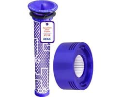DEGG® - Pre + Post Filter - Geschikt voor Dyson V7 & V8 - Animal Absolute - Voorfilter + Achterfilter (Motor) - Onderdelen - Hepa Filter - Duurzaam - COMBIDEAL