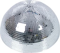 EUROLITE Halve Discobal - Spiegelbol - Discobol met motor 40cm spiegelbal disco bal bol — thumbnail 1