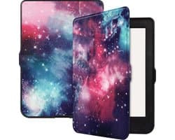Hoes Geschikt voor Kobo Nia - Luxe E-reader Bescherm Case - Hoesje Book Cover - Galaxy