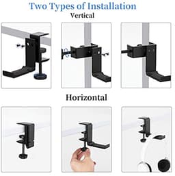 Opvouwbare Gaming Headset Stand met Verstelbare Klem voor Hoofdtelefoons — thumbnail 4