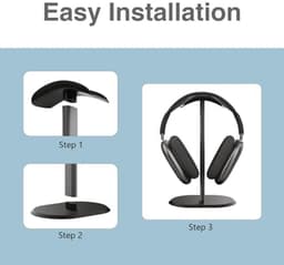 Antislip Hoofdtelefoonhouder voor Gaming en Kantoorgebruik - Geschikt voor Alle Hoofdtelefoons — thumbnail 3