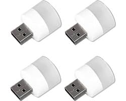 Mini USB-lampje voor Nacht-, Sfeer- en Leesverlichting – Koud Wit, 5V, 1A