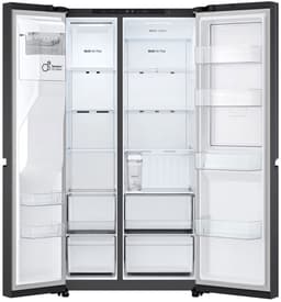 LG GSJC41EPPE, Vrijstaand, Amerikaanse deur, Zwart, Metallic, 2 deur(en), LED, Binnenin — thumbnail 4