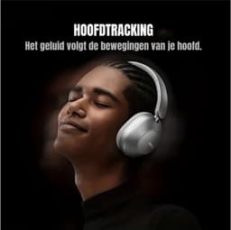 DrPhone Picun F6 Draadloze Over-Ear Bluetooth 5.3 Hoofdtelefoon – App Ondersteuning - Hybride ANC & ENC – Zelfadaptieve Ruisonderdrukking - Transparantie Modus- Ruimtelijke Audio & Hoofdbewegingsvolging – Donker Grijs — thumbnail 5