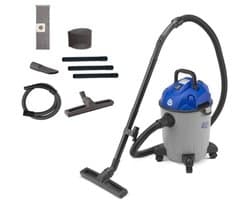 Compacte Nat- en Droogzuiger 20L - Krachtige en Veelzijdige Stofzuiger met Accessoires