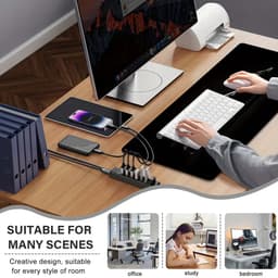 Grote Gaming Muismat 40x90 cm – Matte Zwarte Desk Mat met Sportauto Design – Antislip Rubber Bureaumat voor Gaming, Thuis & Kantoor – Extra Grote Rechthoekige Muismat voor Toetsenbord & Muis – Stijlvolle Werkplek Accessoire — thumbnail 2
