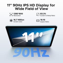 DOOGEE TAB A9+ VIP - Tablet - 20GB RAM +64GB ROM /2TB TF - 11 Inth + 90Hz IPS - Android 15 - 8580 mAh - Unisoc T7200 - 5Gz WiFi - Dubbele luidsprekers - Muis/toetsenbord/hoesje/geharde film - Blauw — thumbnail 5