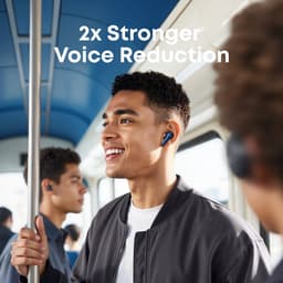 soundcore Liberty 5 by Anker, draadloze oordoppen met noise-cancelling, 2x sterkere stemonderdrukking, realtime adaptieve noise canceling, snelladen, Dolby Audio, heldere gesprekken met 6 microfoons en AI, lange batterijduur — thumbnail 11