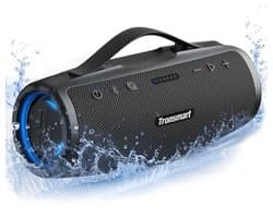 Draagbare Bluetooth-luidspreker met 50W Bas en 20 Uur Speeltijd - IPX7 Waterdicht en Ingebouwde Powerbank