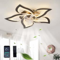 Moderne Plafondventilator met Licht en Afstandsbediening voor Slaapkamer en Woonkamer — thumbnail 2