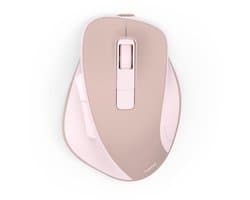 Hama WM-500 - Optische draadloze muis - 6 knoppen - 2.4 GHz RF - Stil - Oplaadbaar - Roze