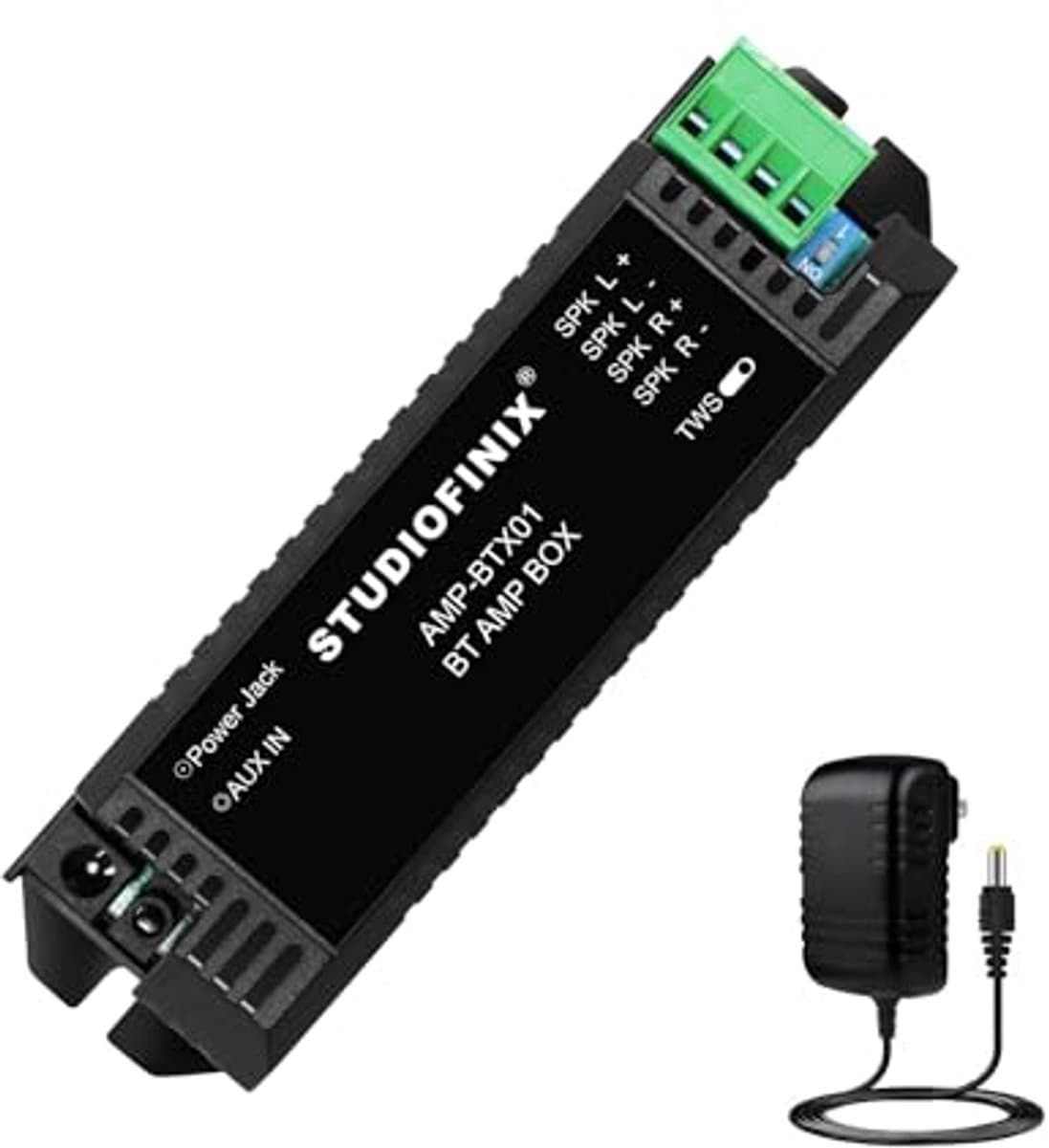 Mini Bluetooth Versterker 2-Kanaals voor Passieve Luidsprekers met TWS, AUX voor Wand, Plafond en Marine Installaties — afbeelding 1