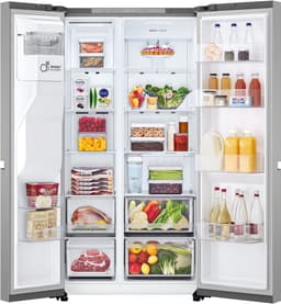 LG GSLC41PYPE Amerikaanse koelkast 641L met water- en ijsdispenser zonder leidingwerk - SpacePlus icemaker - LinearCooling voor stabiele versheid - ruime 641L inhoud voor gezinnen en stille. Energieklasse E — thumbnail 5