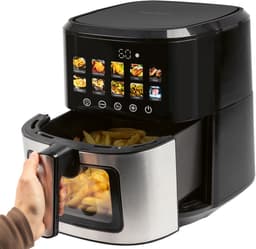 ProfiCook PC-FR 1286 H friteuse Enkel 6,5 l Vrijstaand 1700 W Heteluchtfriteuse Zwart, Roestvrijstaal — thumbnail 5