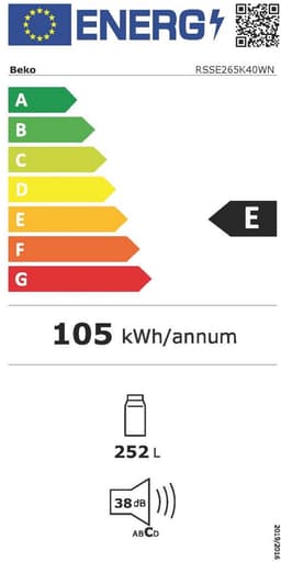 Beko RSSE265K40WN - Koelkast — thumbnail 2