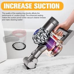JeiibrZui Dyson V8 Stofbak - Dyson V7 Stofbak - Compatibel Met SV10/SV11 Modellen - 1 Stuk - Transparant Voor Stofzuiger Vervanging — thumbnail 1