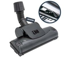 SQOON® Turbozuigmond universeel 30-37 mm - Geschikt voor diverse stofzuigers - Met nylon borstelharen - Ideaal voor tapijt en dierenharen