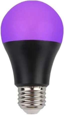 Blacklight UV Lamp 12W - E27 Fitting - Neon Verlichting - Glow in the Dark — thumbnail 4