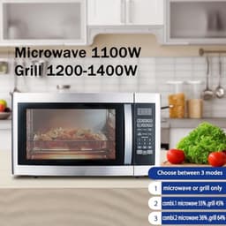 Combi-magnetron 42 liter met grill, ontdooifunctie en 11 vermogensniveaus — thumbnail 4