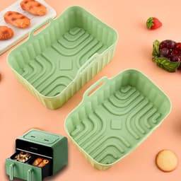 Geschikt voorNinja Foodi Max Dual Zone Air Fryer Accessories Set AF400EU/AF300EU/AF451EU met siliconen Air Fryer Mould Baking — thumbnail 1