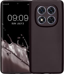 kwmobile metallic telefoonhoesje van TPU - geschikt voor Xiaomi Redmi Note 14 Pro 5G / Poco X7 - Flexible case voor smartphone - In metallic braam — thumbnail 5