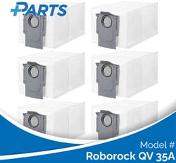 Roborock QV 35A Stofzakken (6 Stuks, Plus.Parts® alternatief voor 8.02.0239) — thumbnail 1