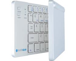 Silvergear Opvouwbaar Draadloos Toetsenbord - QWERTY - Bluetooth - Voor Smartphone, Tablet en Laptop/Computer