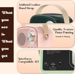 Bluetooth speaker - schattige mini luidspreker - Speakers - draagbare draadloze Bluetooth speaker - Wit — thumbnail 2
