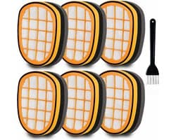 6 stuks vervangingsfilterset FC5005/01 voor Philips SpeedPro Max Aqua Plus Vacuum Cleaner compatibel met Philips FC6822 FC6823 FC6827 FC6908 FC6906 FC6904,XC7042/01 XC8045/01 XC8147/0147/01