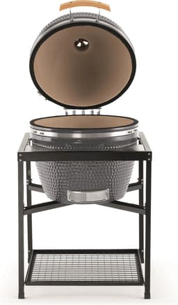 Landmann Kamado BBQ 26 inch Grijs - Tafelmodel - MLS Pizzasteen Ø57 cm - Keramische Houtskoolbarbecue - BBQ Egg - Thermometer - Grote Groepen — thumbnail 4