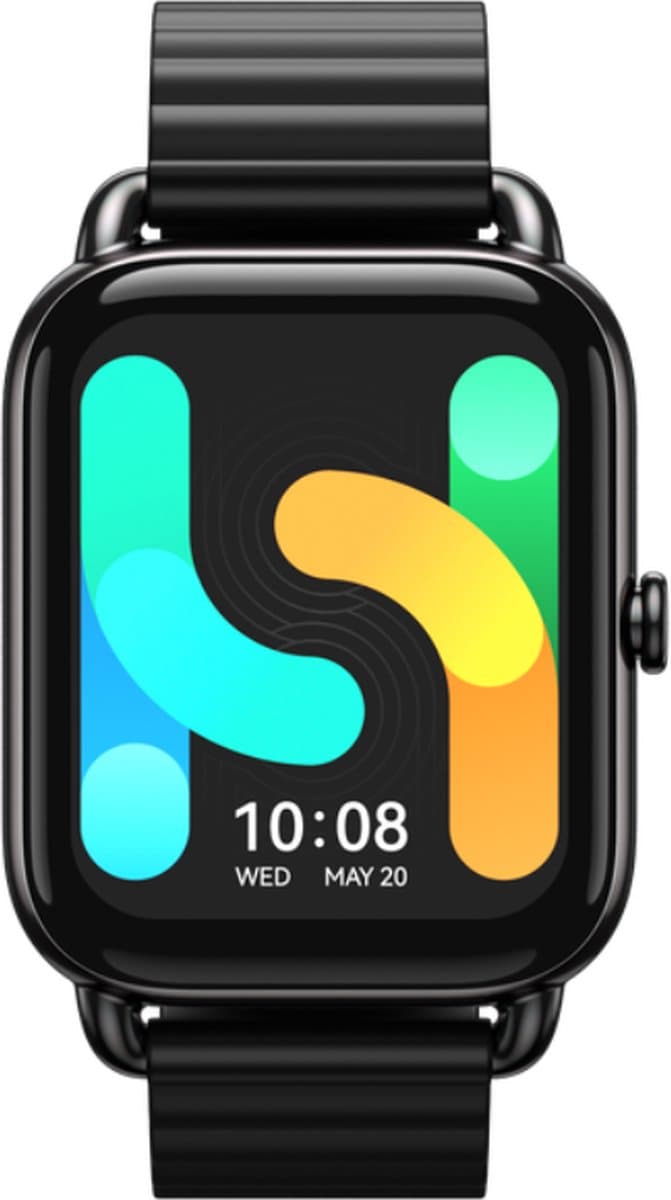 DrPhone RS4 Plus Smartwatch - 1.78 AMOLED HD Display - Hartslagmeter - SpO2 Tracking en nog veel meer - Smartwatch Voor Mannen & Vrouwen - Zwart — afbeelding 1
