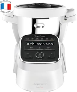 multifunctionele keukenmachine 3l 1550w wit/grijs - moulinex - hf80cb10 — thumbnail 4